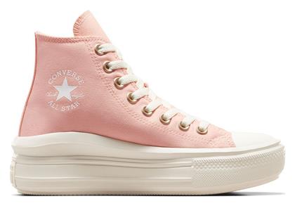 Chuck Taylor All Star Move Γυναικεία Sneakers Soft Peach / White / Egret Converse
