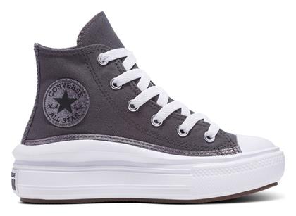 Chuck Taylor All Star Παιδικά Sneakers High Γκρι Converse