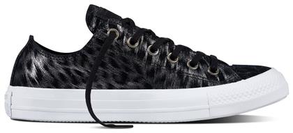 Chuck Taylor All Star Shimmer Suede Γυναικείο Sneaker Μαύρο Converse
