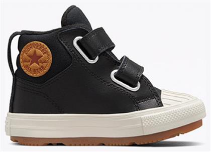Παιδικά Sneakers High Chuck Taylor All Star Easy On με Σκρατς Black / Pale Putty Converse