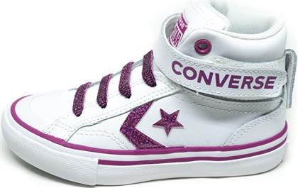 Converse Παιδικό Sneaker High Pro Blaze Strap Hi για Κορίτσι Λευκό από το MyShoe