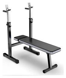 Ρυθμιζόμενος Πάγκος Γυμναστικής Γενικής Χρήσης με Ορθοστάτες Coowoo