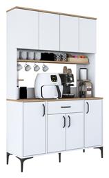 Cordie Στήλη Κουζίνας Λευκό 120x40x184.2εκ. Pakketo