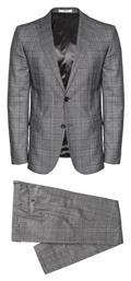 Corneliani Κοστούμι 3pcs σε Slim γραμμή - 8867240 017 Grey - CC Collection Corneliani
