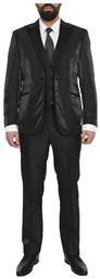 CORNELIANI ΚΟΣΤΟΥΜΙ SMOKIN ΜΕ ΓΙΛΕΚΟ ΡΙΓΕ ΚΑΦΕ-ΜΑΥΡΟ - CC Collection Corneliani