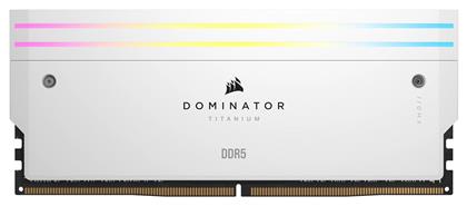 Dominator Titanium 64GB DDR5 RAM με 2 Modules (2x32GB) και Ταχύτητα 6600 για Desktop Corsair