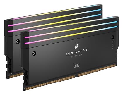 Dominator Titanium RGB XMP 64GB DDR5 με 2 Modules (2x32GB) Corsair