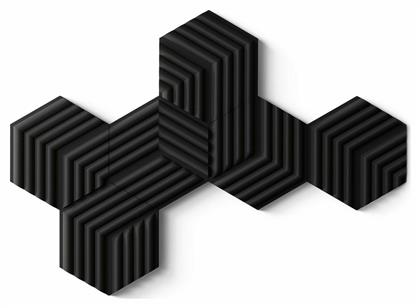 Panels Starter Σετ Ηχοαπορροφητικών (6τμχ) σε Σχέδιο Wave 49.1cm x 42.6cm x 47mm Corsair