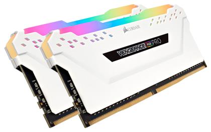 Vengeance RGB Pro White 32GB DDR4 με 2 Modules (2x16GB) Corsair