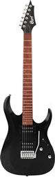 Cort X100 Ηλεκτρική Κιθάρα 6 Χορδών με Ταστιέρα Jatoba και Σχήμα ST Style Open Pore Black από το Plus4u