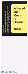 Advanced Snail Mucin Gel Καθαρισμού Προσώπου 150ml Cosrx