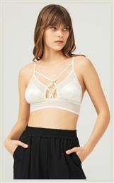 Λευκό Γυναικείο Bralette Σουτιέν CottonHill