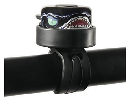 Παιδικό Κουδούνι Ποδηλάτου Μαύρο Crazy Safety