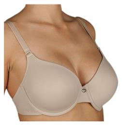Rosa Μπέζ Σουτιέν Push Up με Μπανέλες Creaciones Selene