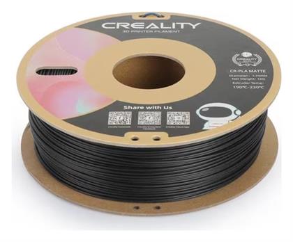 CR PLA 3D Printer Filament 1.75mm Matte Black 1kg Creality3D