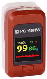 PC-60NW Παλμικό Οξύμετρο Δακτύλου με Bluetooth Κόκκινο Creative Medical