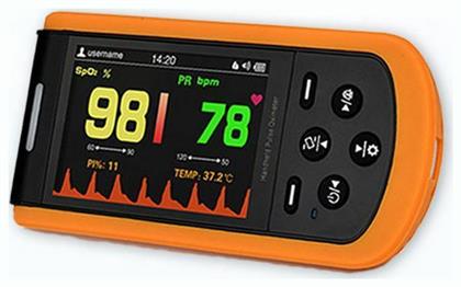 SP-20 Παλμικό Οξύμετρο Χειρός Πορτοκαλί Creative Medical