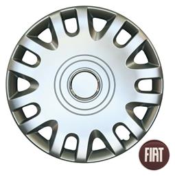 Σετ Τάσια Αυτοκινήτου Fiat Grande Punto/Linea/Bravo 4τμχ 15'' Ασημί Croatia Cover