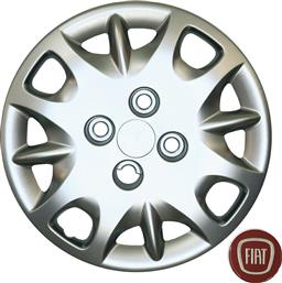 Σετ Τάσια Αυτοκινήτου Fiat Punto I/Punto II/Albea/Panda 4τμχ 13'' Ασημί Croatia Cover