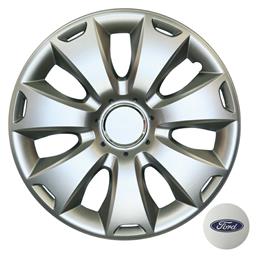 Croatia Cover Σετ Τάσια Αυτοκινήτου Ford Focus/ Mondeo/ C-max/ Galaxy 4τμχ 16'' Ασημί από το Saveltrade