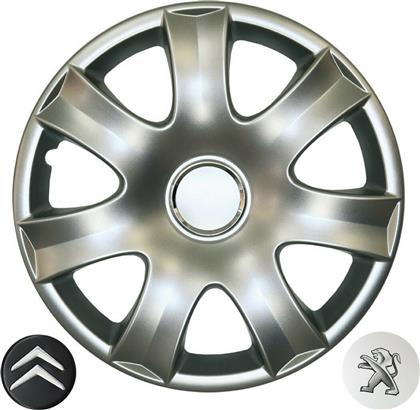 Σετ Τάσια Αυτοκινήτου Peugeot 107/206+ 4τμχ 14'' Ασημί Croatia Cover