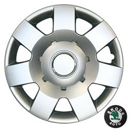 Σετ Τάσια Αυτοκινήτου Skoda Fabia/Praktik 4τμχ 14'' Ασημί Croatia Cover