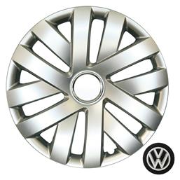 Σετ Τάσια Αυτοκινήτου Volkswagen Polo 6R 4τμχ 15'' Ασημί Croatia Cover