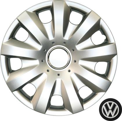 Σετ Τάσια Αυτοκινήτου Volkswagen Touran/Caddy 4τμχ 15'' Ασημί Croatia Cover