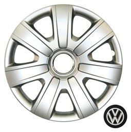 Croatia Cover Σετ Τάσια Αυτοκινήτου VW Polo 6R 4τμχ 14'' Ασημί