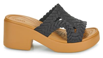 Brooklyn Woven Mules με Χοντρό Τακούνι σε Χρώμα Crocs