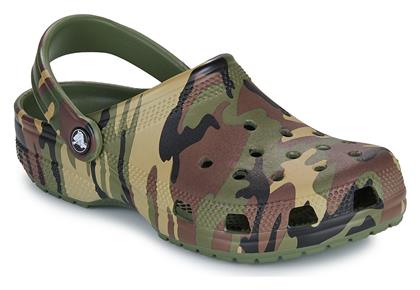 Classic Camouflage Γυναικεία Σαμπό Πράσινα Crocs