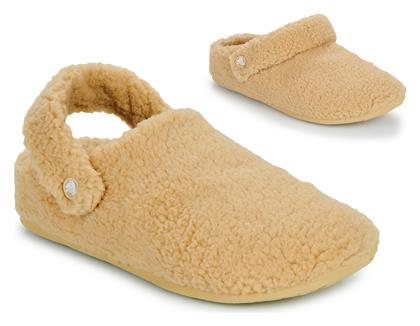 Classic Cozzzy Παντόφλες με Γούνα Μπεζ Crocs
