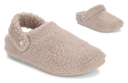 Classic Cozzzy Παντόφλες με Γούνα Μπεζ Crocs