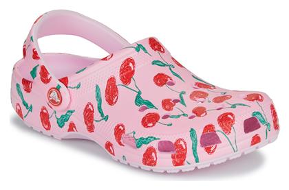 Classic Fresh Fruits Γυναικεία Σαμπό Ροζ Crocs