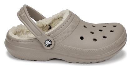 Classic Fuzz Lined Γυναικεία Σαμπό Μπεζ Crocs