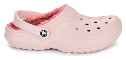 Classic Fuzz Lined Γυναικεία Σαμπό Ροζ Crocs