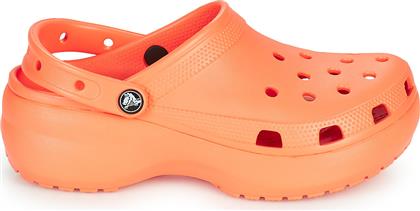 Crocs Classic Γυναικεία Παπούτσια Θαλάσσης Πορτοκαλί