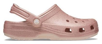 Classic Glitter Clog Γυναικεία Σαμπό Ροζ Crocs