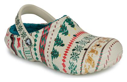 Classic Lined Γυναικεία Σαμπό Μπεζ Crocs