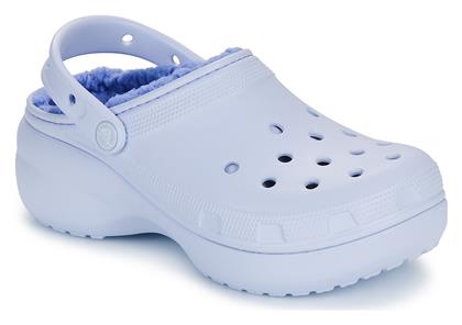 Classic Platform Lined Clog Γυναικεία Σαμπό Μπλε Crocs