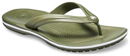 Crocs Crocband Flip Flip Flops σε Χακί Χρώμα από το Athletix