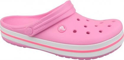 Crocs Crocband Γυναικεία Παπούτσια Θαλάσσης Pink Lemonade / White από το MyShoe