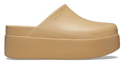 Dylan Platform Γυναικεία Δερμάτινα Σαμπό Crocs