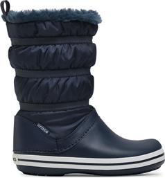 Crocs Γυναικείες Γαλότσες με Γούνα Navy Μπλε από το Troumpoukis