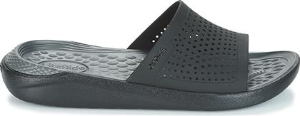 Crocs Literide Slides σε Μαύρο Χρώμα από το MyShoe
