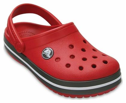 Crocs Παιδικά Ανατομικά Σαμπό Θαλάσσης Crocband Κόκκινα από το Spartoo