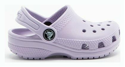 Crocs Παιδικά Ανατομικά Σαμπό Θαλάσσης Λιλά