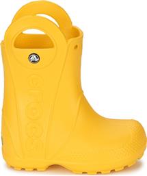 Crocs Παιδικές Γαλότσες Handle It Κίτρινες