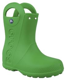 Crocs Παιδικές Γαλότσες Handle It Πράσινες από το Favela