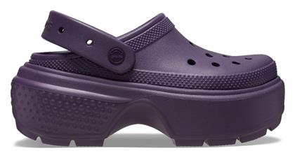 Stomp Clog Γυναικεία Σαμπό Μωβ Crocs